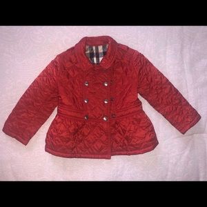 Amazing Burberry girl jacket 2Y